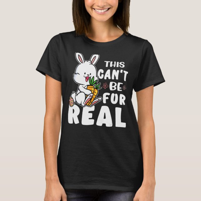 T-shirt Les lapins ça ne peut pas être vrai (Devant)