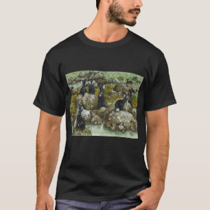 T-shirt Les lapins noirs de Hy-Brasil