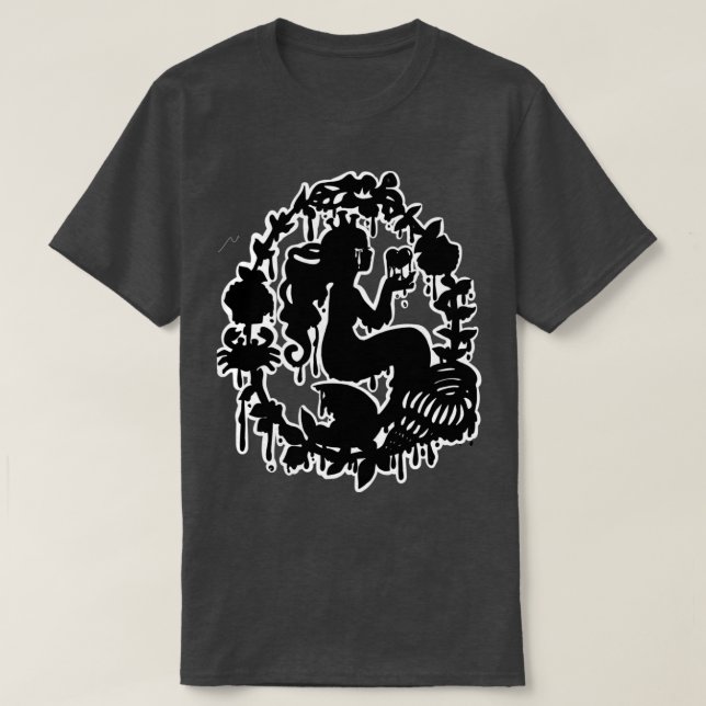 T-shirt Les larmes de sirène grandes (Design devant)
