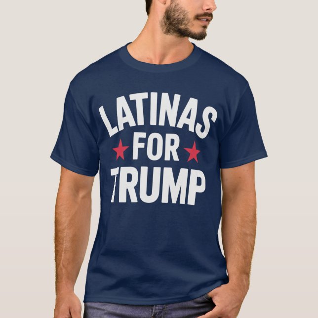 T-shirt Les latinos pour Trump (Devant)