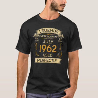 T-shirt Les Légendes D'Anniversaire Sont Nées En Juillet 1