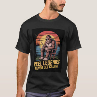 T-shirt Les légendes de bobines ne se font jamais attraper
