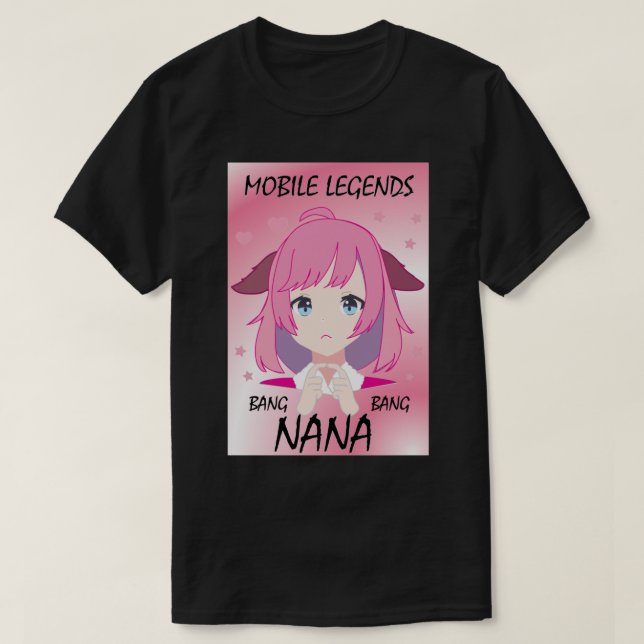 T-shirt Les légendes mobiles Nana (Design devant)