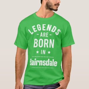T-shirt Les Légendes Sont Nées À Bairnsdale