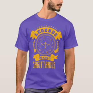 T-shirt Les légendes sont nées comme Sagittarius