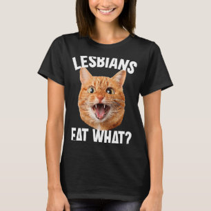 T-shirt Les lesbiennes mangent ce chat LGBT