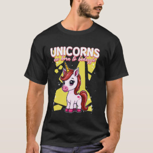 T-shirt Les licornes naissent pour éblouir Licorne