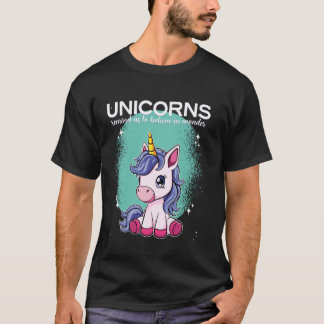 T-shirt Les licornes nous rappellent de croire en la merve