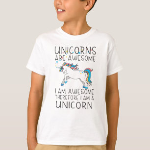 T-shirt Les licornes sont géniales - Je suis génial