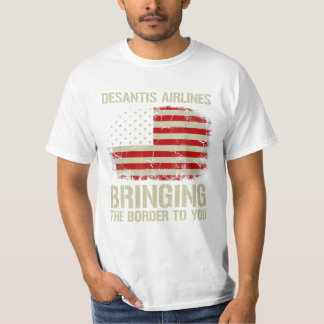 T-shirt Les Lignes Aériennes À La Frontière