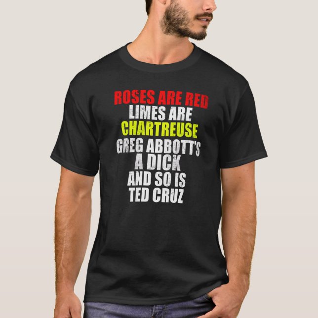 T-shirt Les Limes Sont Chartreuse Gregg Abbott Ted Curz (Devant)