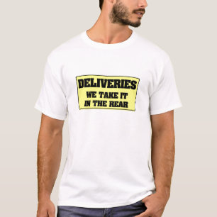 T-SHIRT LES LIVRAISONS - NOUS LE PRENONS À L'ARRIÈRE
