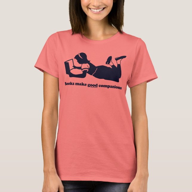 T-shirt Les livres font de bons compagnons (Devant)