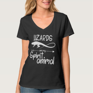 T-shirt Les Lizards Sont Mon Esprit Animal Pour Hommes Fem