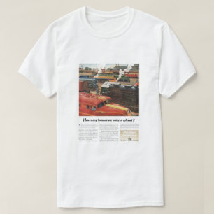 T-shirt Les locomotives d'Alco font un chemin de fer