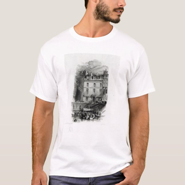 T-shirt Les logements du napoléon sur le Quai Conti, (Devant)