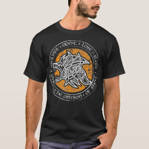 T-shirt Les loups ne perdent pas de sommeil Fenrir Art Cel