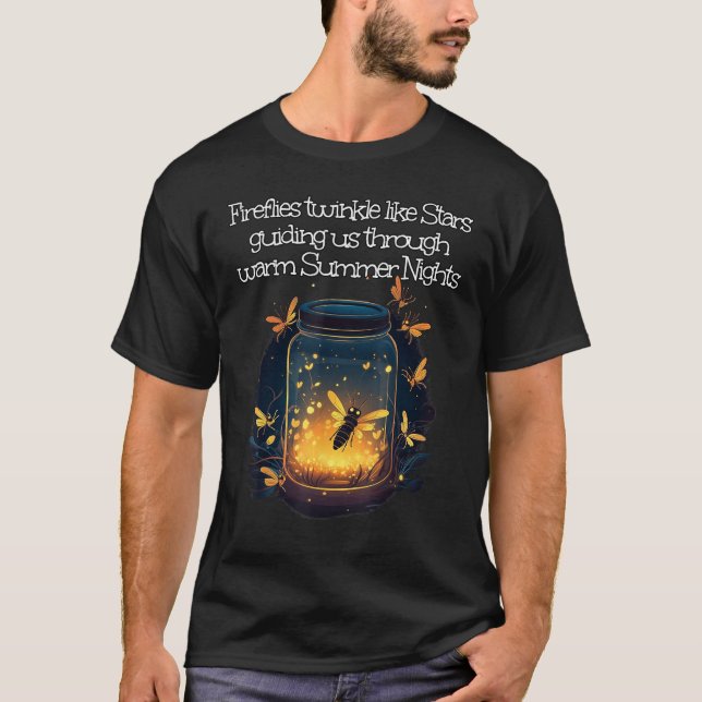 T-shirt Les lucioles scintillent nous guidant à travers l' (Devant)