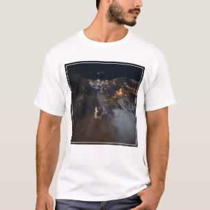 T-shirt Les Lumières De La Ville De Jazan Et De Ses Banlie