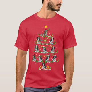 T-shirt Les lumières de Noël Cavalier Roi Charles Spaniel