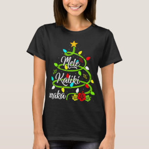 T-shirt Les lumières de Noël Mele Kalikimaka Hawaiian Chri