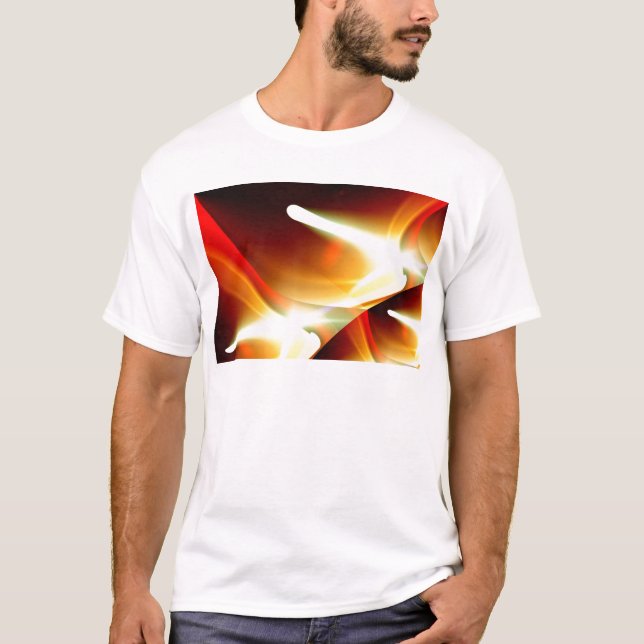 T-shirt Les lumières - Moderne Sci-Fi Abstrait (Devant)