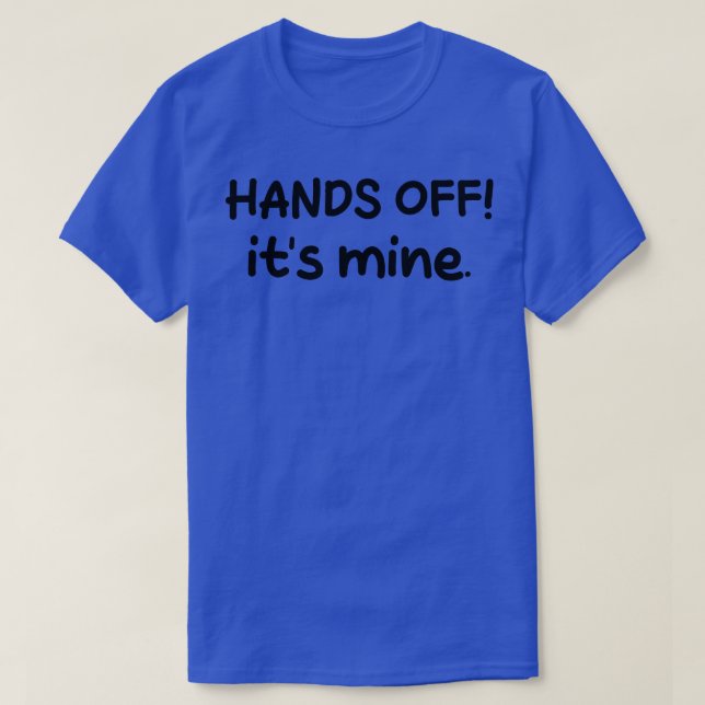 T-shirt les mains de sa mine (Design devant)