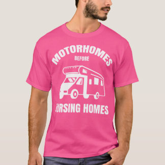 T-shirt Les Maisons Avant Les Maisons De Nourriture Drôle 
