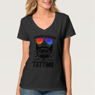 T-shirt Les Maris Awesome Ont Des Oreilles Et Tatouages Ch