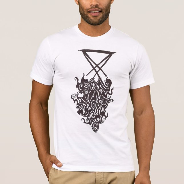 T-shirt Les marques de Lucifer (Devant)