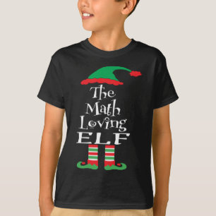 T-shirt Les Maths Aimer famille des elfes Joyeuses qui vou