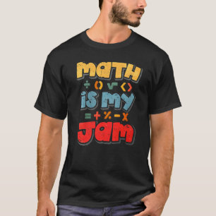 T-shirt Les maths, c'est ma confiture