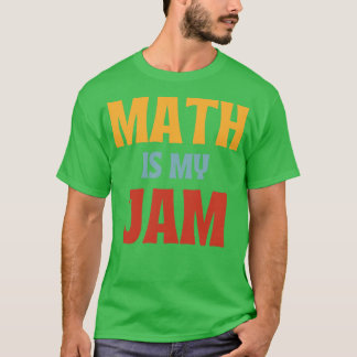 T-shirt Les Maths, c'est ma jambe de retour à l'école