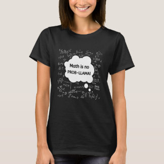 T-shirt Les maths ne posent pas de problème