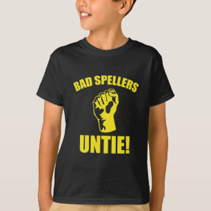 T-shirt Les mauvais correcteurs orthographiques délient !