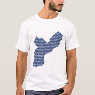 T-shirt Les mauvaises choses se passent à Philadelphie : M