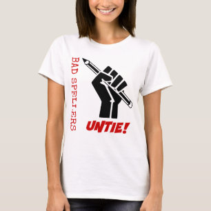 T-shirt Les Mauvaises Épelles Se Délient ! Humour de la pr
