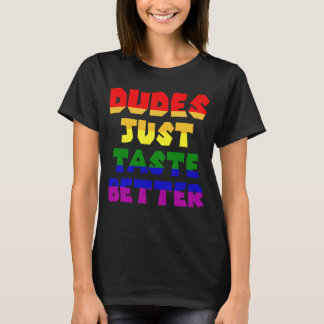 T-shirt Les mecs goûtent mieux LGBT