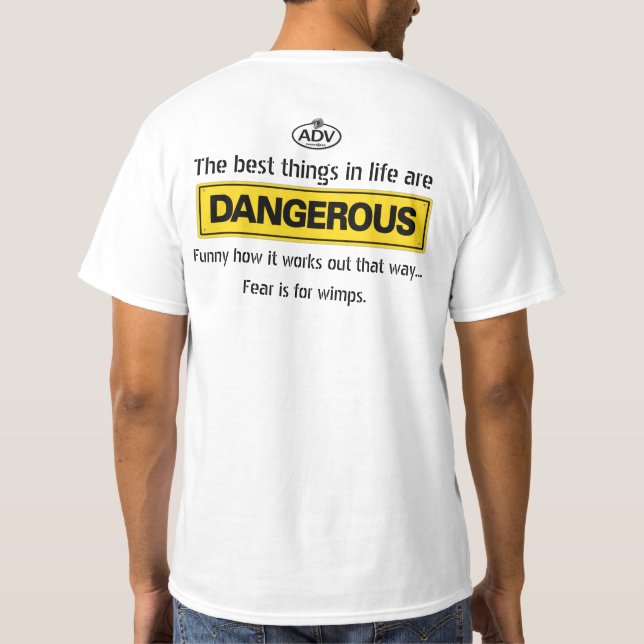 T-shirt Les meilleures choses dans la vie… (Dos)