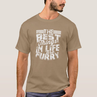 T-shirt Les meilleures choses dans la vie sont le cheval f