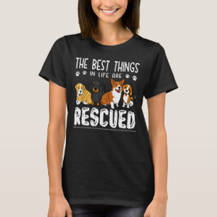 T-shirt Les Meilleures Choses Dans La Vie Sont Secourus Ch