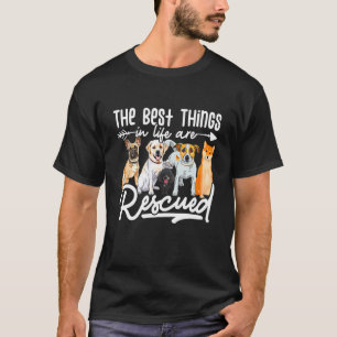 T-shirt Les Meilleures Choses Dans La Vie Sont Secourus Ch