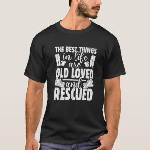 T-shirt Les Meilleures Choses De La Vie Sont Anciens Aimés