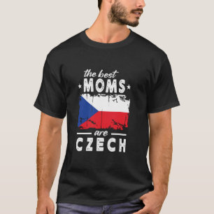 T-shirt Les meilleures mamans sont la fête des mères tchèq