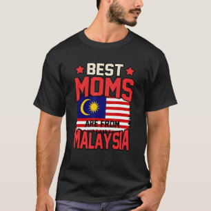 T-shirt Les Meilleures Moms De Malaisie