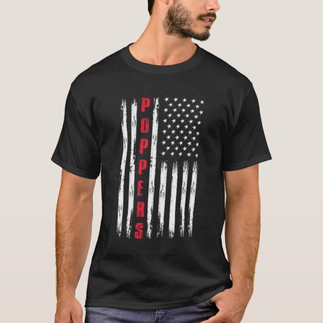 T-shirt Les Meilleures Poppers De Mens Font De Nous Un Dra (Devant)