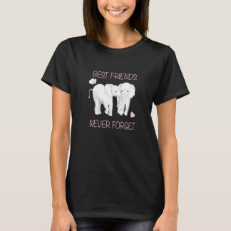 T-shirt Les meilleurs amis n'oublient jamais Elephant