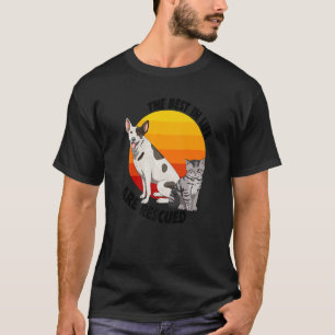 T-shirt Les Meilleurs Dans La Vie Sont Secourus Animaux An