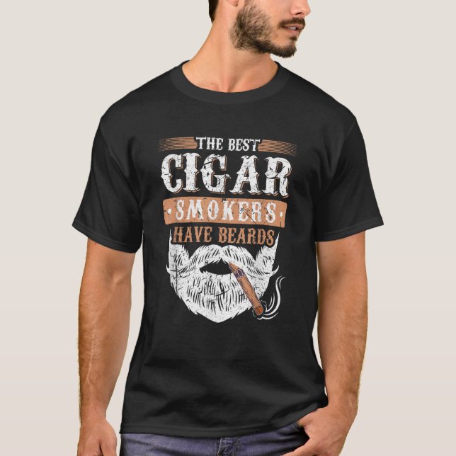 T-shirt Les Meilleurs Fumeurs De Cigar Ont Des Oreilles De (Devant)