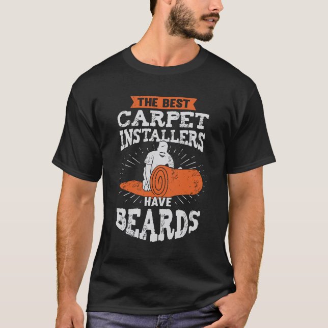 T-shirt Les Meilleurs Installateurs De Tapis Ont Des Larme (Devant)